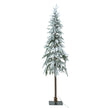 180cm snowy woodland tree shown unlit