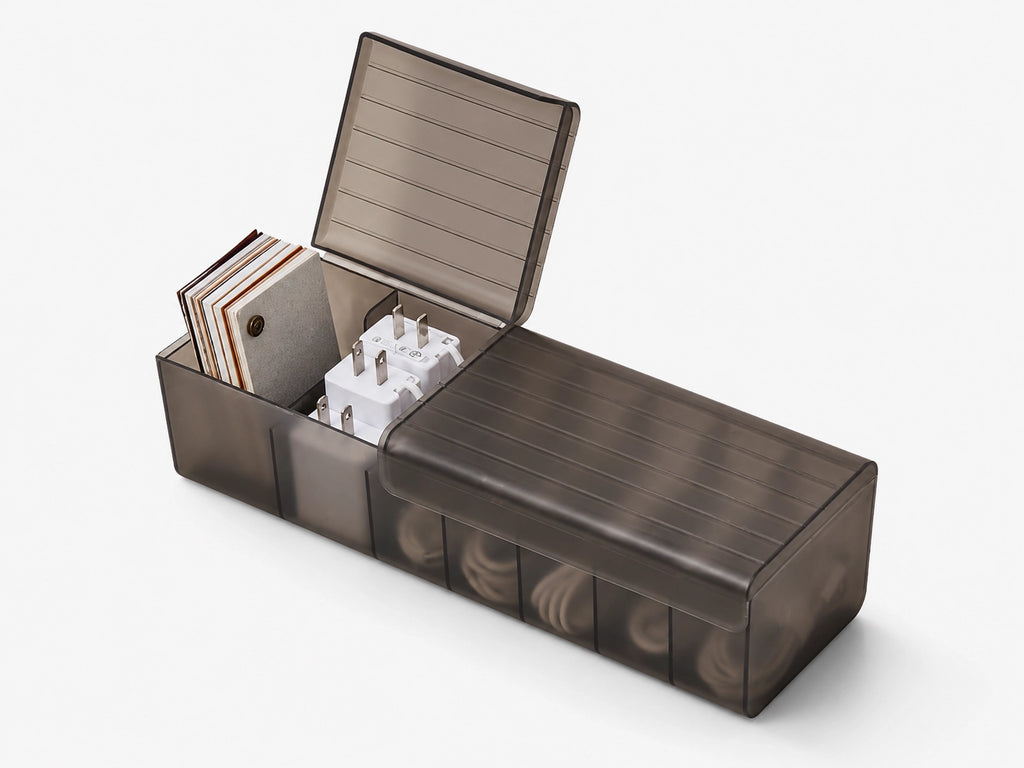 Transparent Cable Organiser for Office and Dorm Use