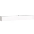 80cm Floating TV Stand, Wall Mount TV Unit with Cable Management Hole, Fits up to 72" TV, White