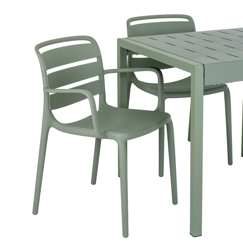 Sol table with matching chairs sold separately