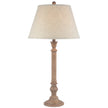 Solenne Table Lamp with Edged Linen Shade – 79cm, product view
