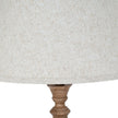 Solenne Table Lamp with Edged Linen Shade – 79cm, additional product view 4