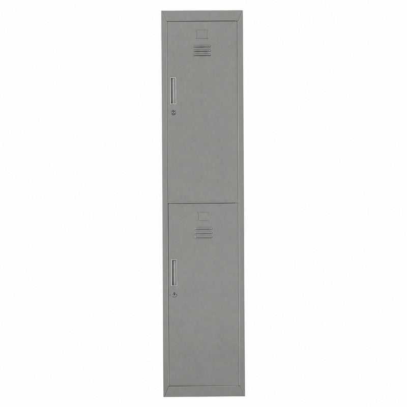 Grey steel locker cabinet – image 10