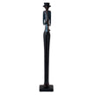 Standing jazz trumpeter figurine, full-length front view