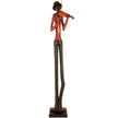 Standing jazz violinist figurine, full-length front view