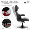 Pedestal gaming chair with headrest – image 6