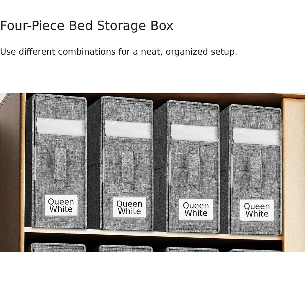 Fabric Bedding Storage Box for Closet