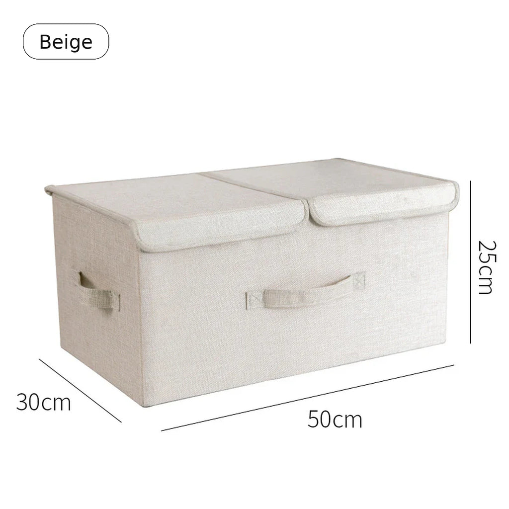 Fabric Storage Box for Clothes - Dorm Room Organizer