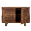 Strata sideboard with one door open showing the shelf