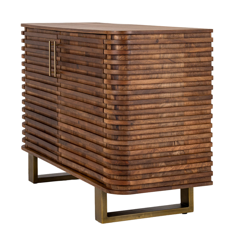 Strata sideboard from the side and back at an angle