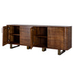 Strata sideboard with doors open showing the shelves