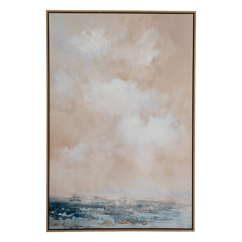 Stratos Hand-Painted Framed Canvas – 80 × 120cm, additional product view 2