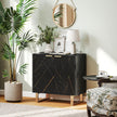 Black ribbed sideboard – image 10