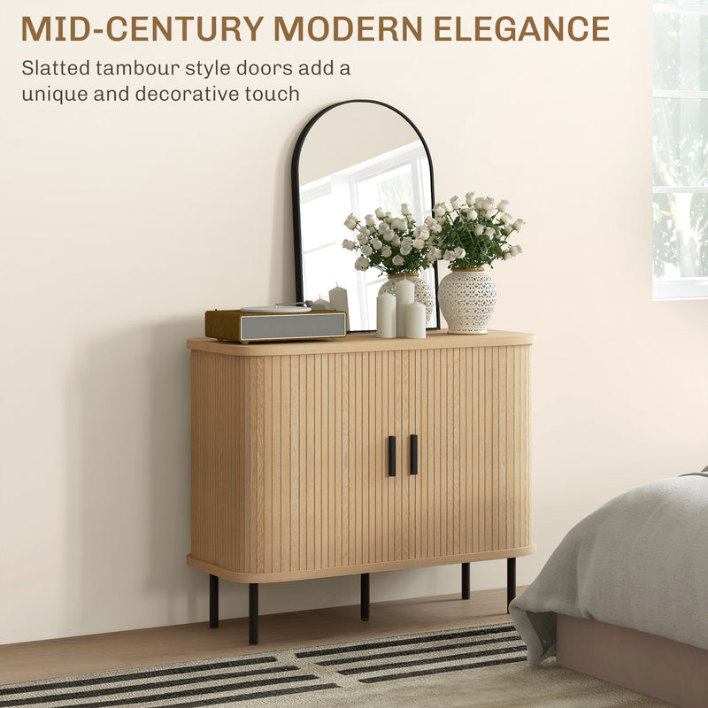 Tambour door sideboard – image 4