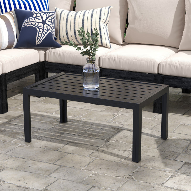 Slatted garden coffee table – image 10