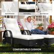 Rattan sun lounger set of 2 – image 9