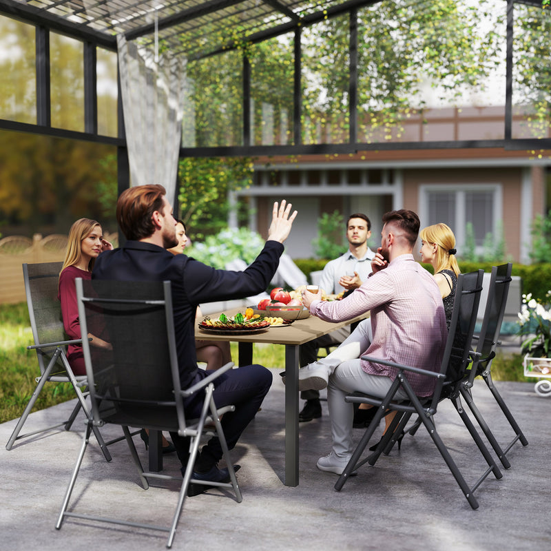 6-seater garden dining table – image 9