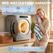 5kg silver tumble dryer – image 5