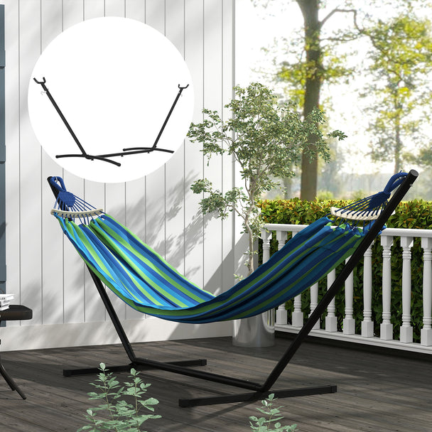 Outsunny 2.9m Universal Hammock Stand Metal Frame Garden Camping Picnic Outdoor Patio Replacement – Stand Only – view 2