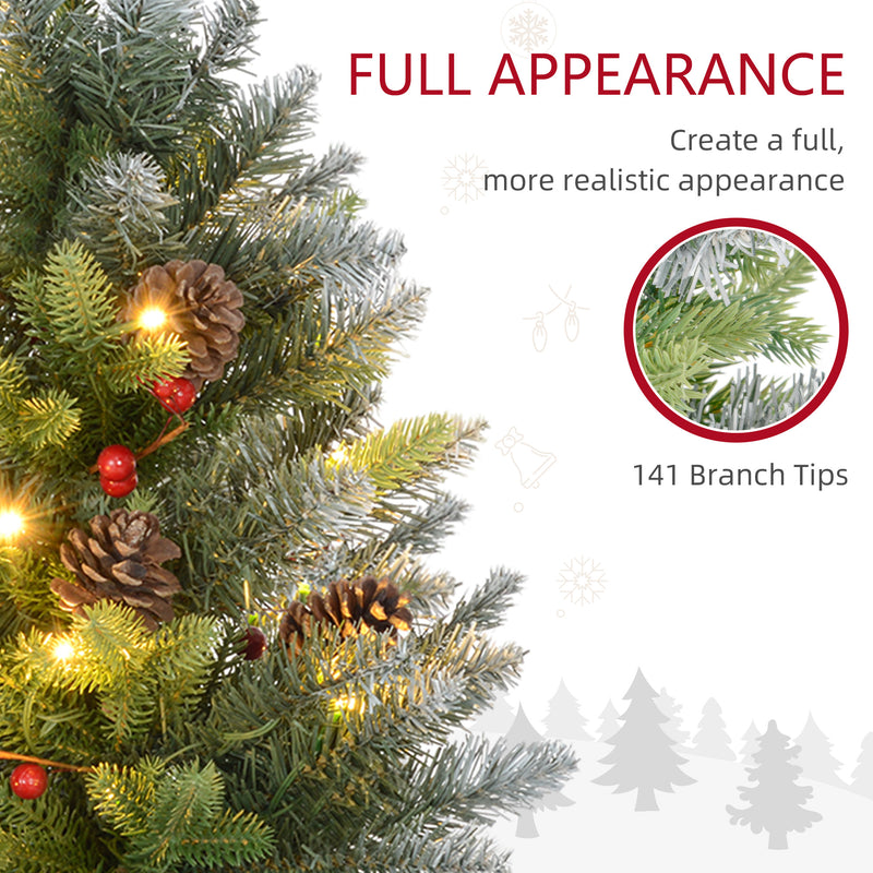 Set of 2 2ft pre-lit tabletop trees – image 6