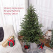 5ft bushy artificial Christmas tree – image 4
