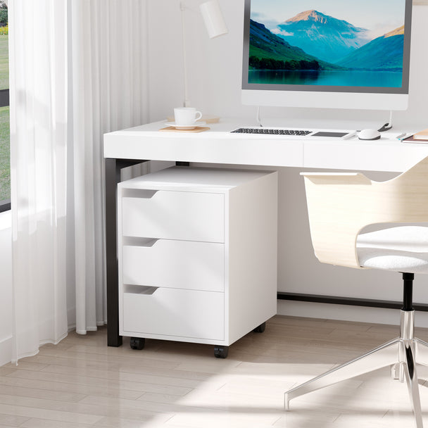 3-drawer mobile filing cabinet – image 2
