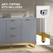 120 cm grey sideboard – image 8