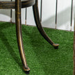 Bronze cast aluminium side table – image 9