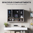 80 cm grey mirror cabinet – image 4