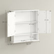 Bathroom wall cabinet with mirrors – image 3