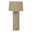 Tall Tuscan Grey Ceramic Table Lamp – 83cm, product view