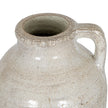Looking into the wide neck and looped handle