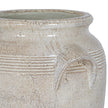 Close-up of the ribbed bands and side handle
