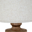 Tassora Table Lamp with Edged Linen Shade – 75cm, additional product view 3