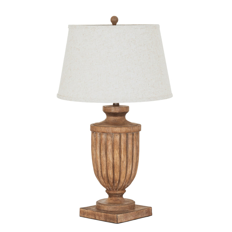 Tassora Table Lamp with Edged Linen Shade – 75cm, additional product view 4