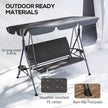 Grey rattan swing seat – image 6