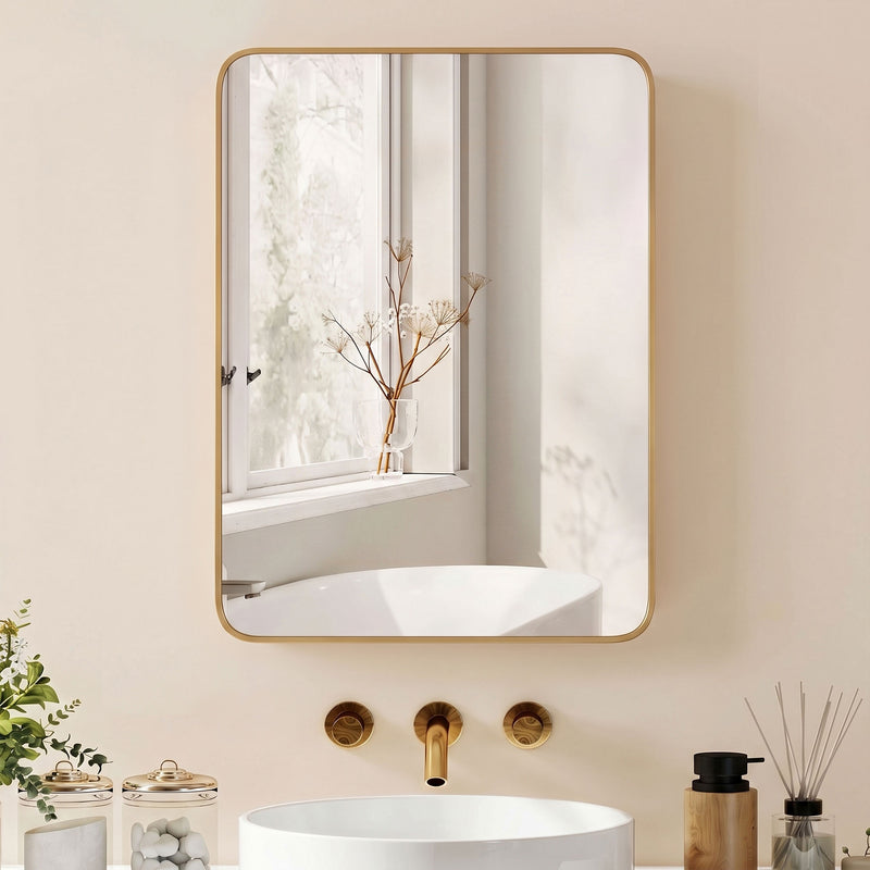 HOMCOM 50.8 x 11.6 x 71 cm Bathroom Mirror Cabinet, Wall Cabinet with Adjustable Shelves, Wall-Mounted or Recessed – view 9