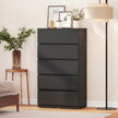 HOMCOM Chest of Drawers, 5-Drawer Storage Cabinets, Modern Dresser, Storage Drawer Unit for Bedroom – view 6