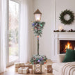 5ft LED Christmas Lamp Post displayed in a room