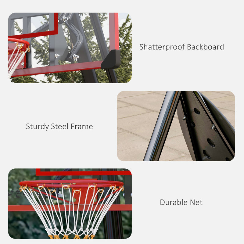 Adjustable basketball hoop and stand – image 8