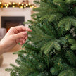 7ft Christmas tree with pine wood stand – image 10