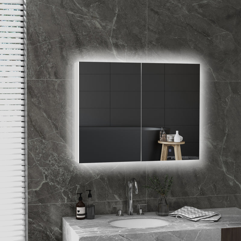 LED mirror bathroom cabinet – image 10