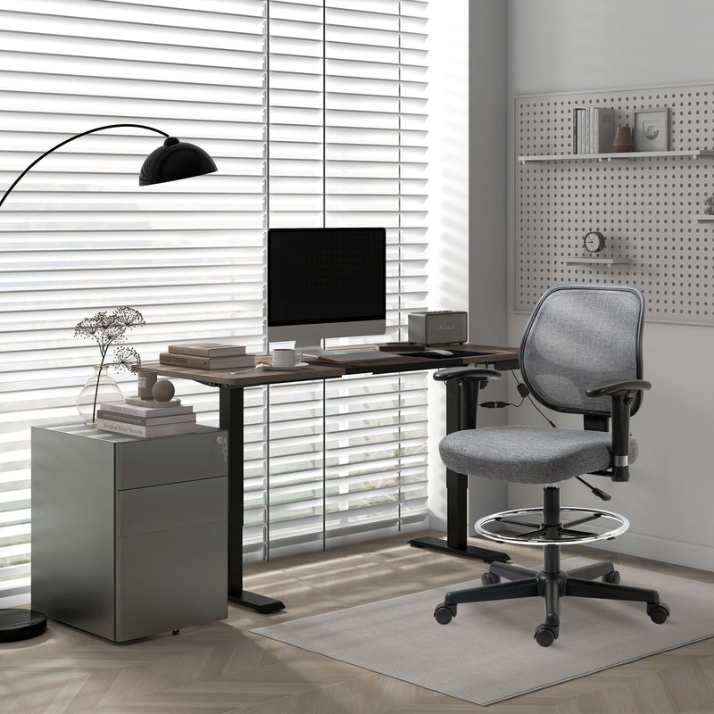 Lockable steel filing cabinet – image 2