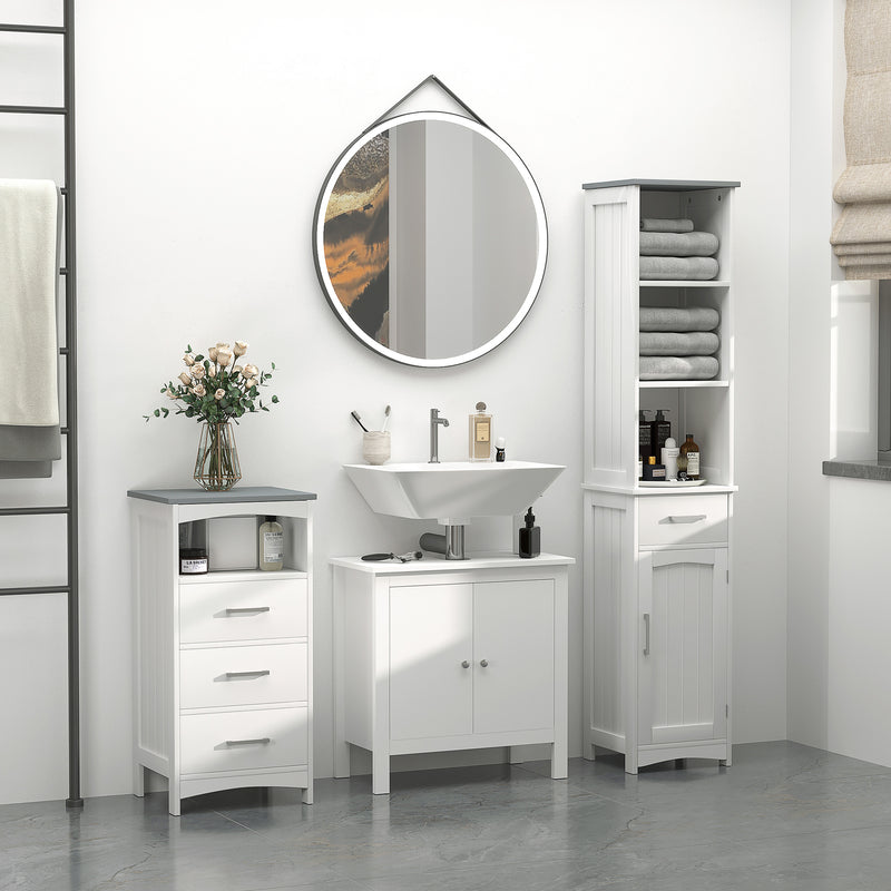 Tall slim bathroom cabinet – image 9