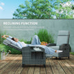 Rattan garden recliner – image 4