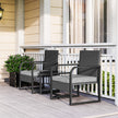 3-piece rattan bistro set – image 10