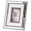 Tristan mirrored and wood 4x6 photo frame, front view