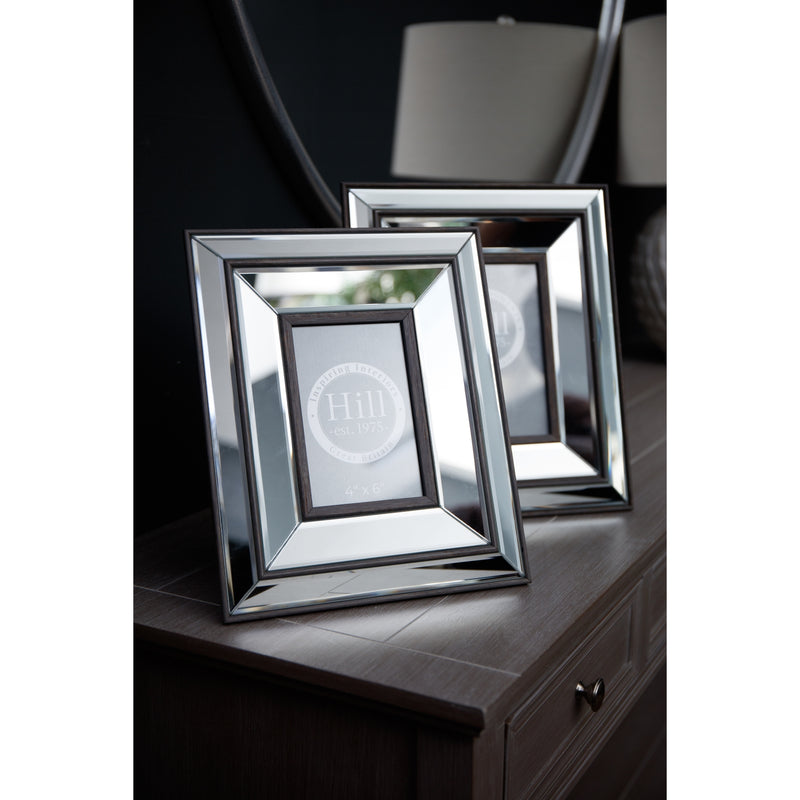 Tristan mirrored frames on a dark bedside table, other size sold separately