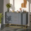 120 cm grey sideboard – image 2