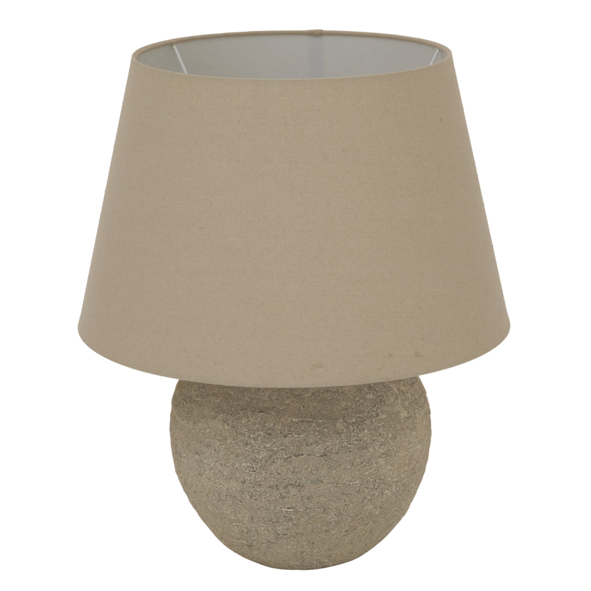 Tuscan Grey Ceramic Table Lamp – 40cm, product view